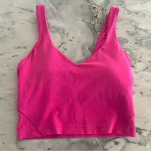 Lulu Lemon Sonic Pink Align Tank